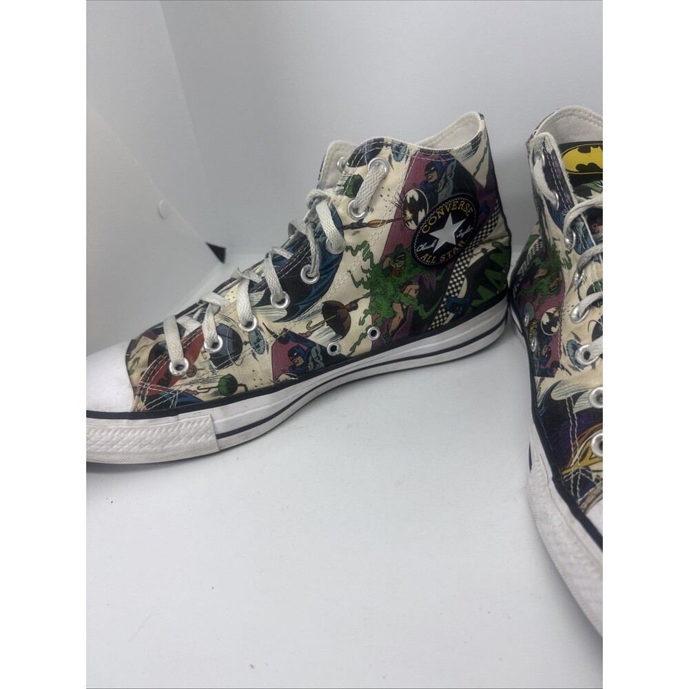 Converse Chuck Taylor All Star High Tops DC Comic Batman's 80th Anniversary Sz12 - Picture 3 of 7